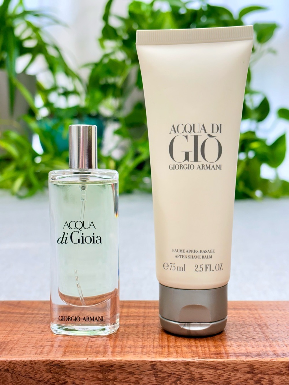 Giorgio Armani His & Hers Duo: Acqua Di Gioia  and Acqua Di Gio After shave Balm
